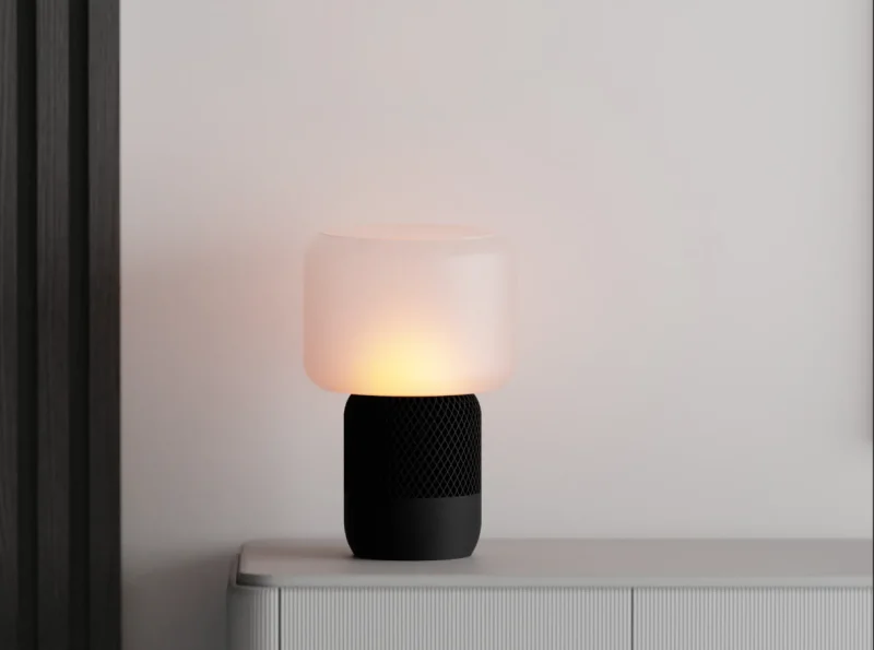 آباژور رومیزی HomePod با طراحی مینیمال و سرپیچ E27 — تصویر 2