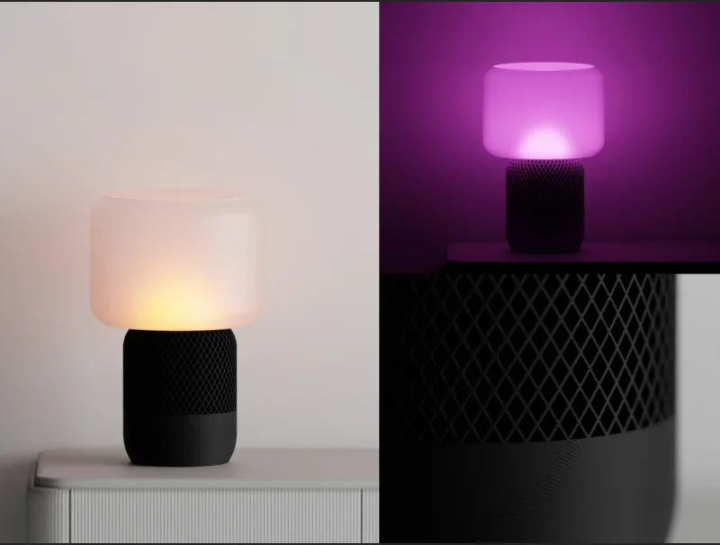 آباژور رومیزی HomePod با طراحی مینیمال و سرپیچ E27 — تصویر 5