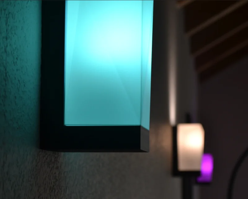چراغ دیواری مدرن مینیمال با نورپردازی دکوراتیو RGB — تصویر 3